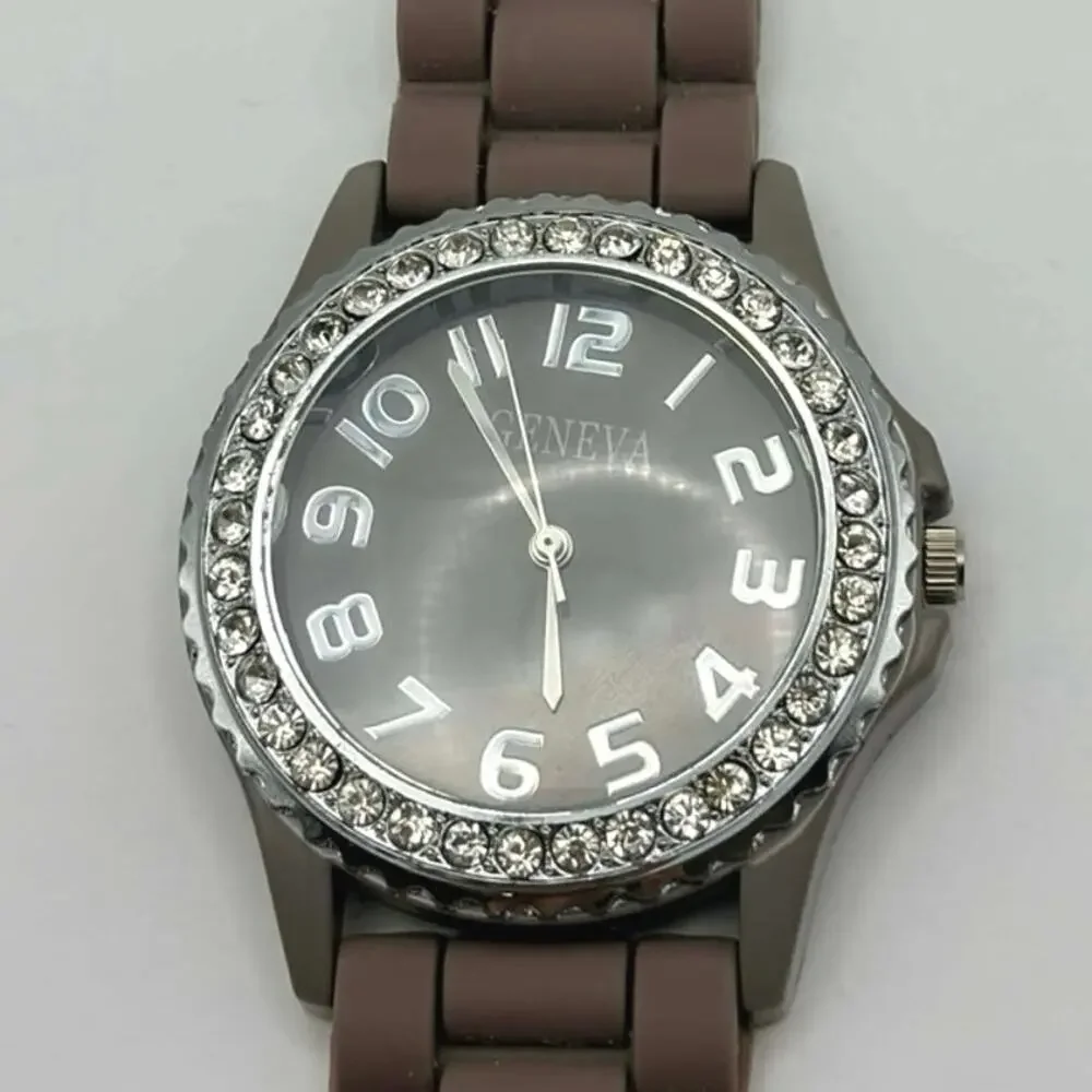 Brown Geneva Men’s Watch